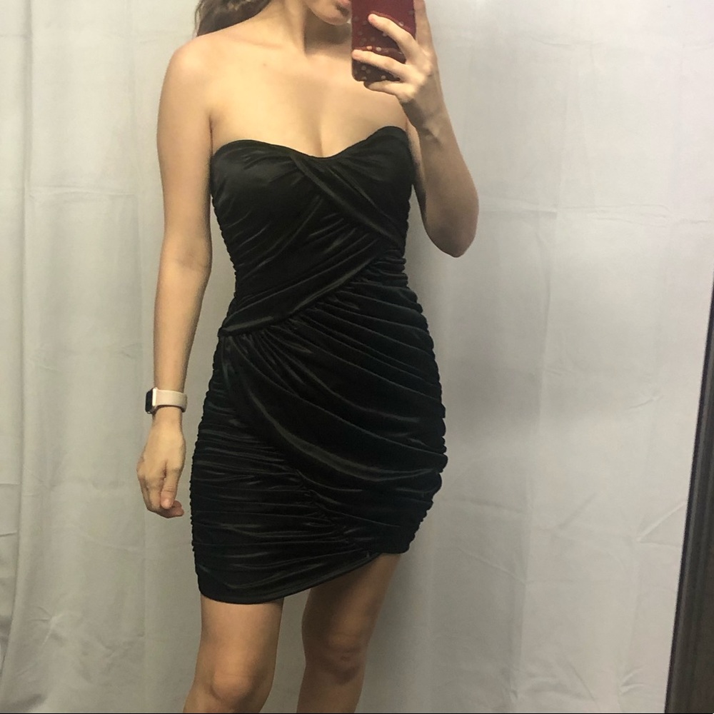 Charlotte Russe Strapless Black Dress 5
